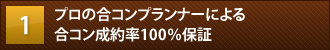 プロの合コンプランナーによる合コン成約率100%保証
